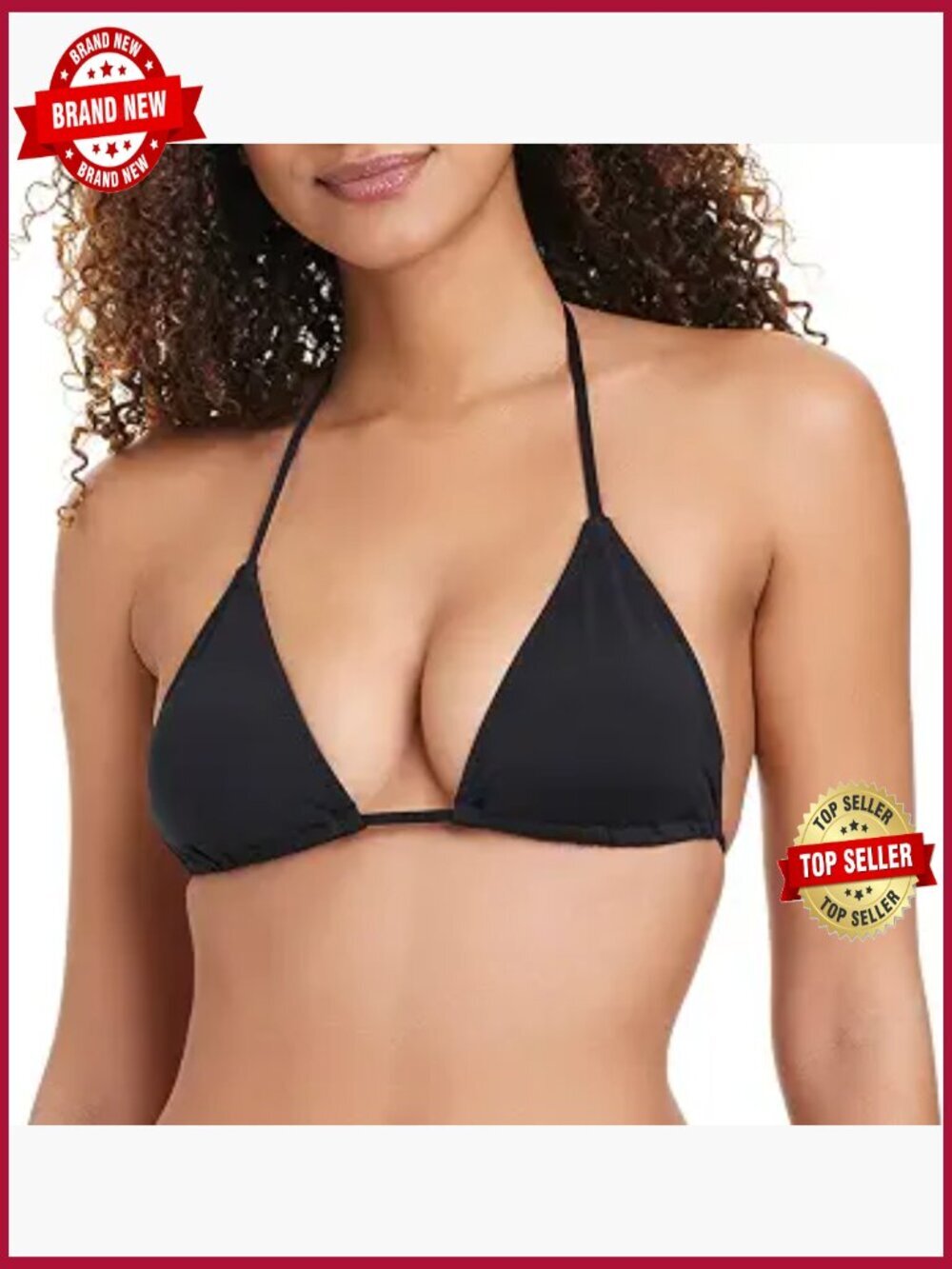 String Bikini Mix & Match Top and Bottom Set Triangle Cups Adjustable Straps